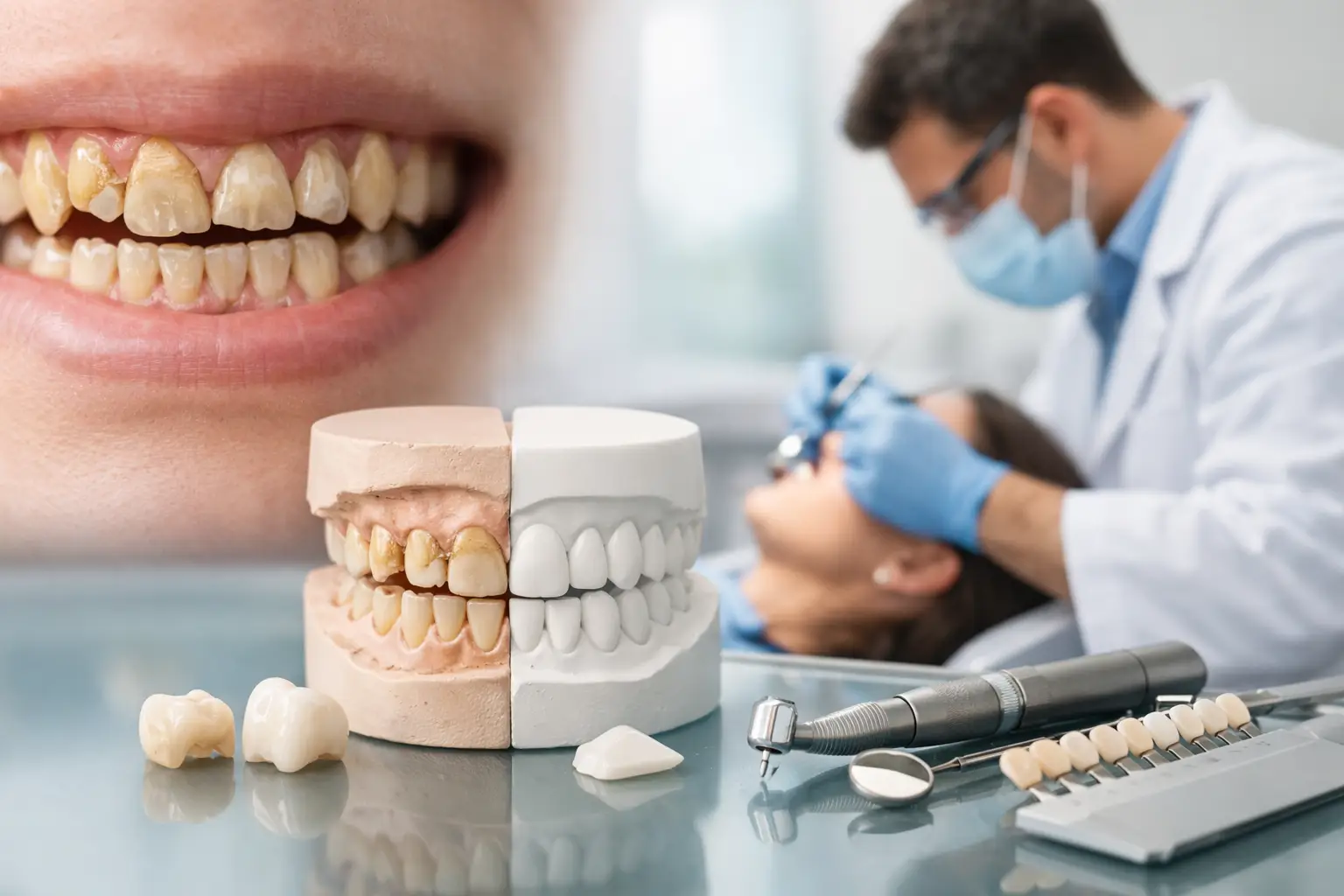 Migliori trattamenti per denti molto usurati
