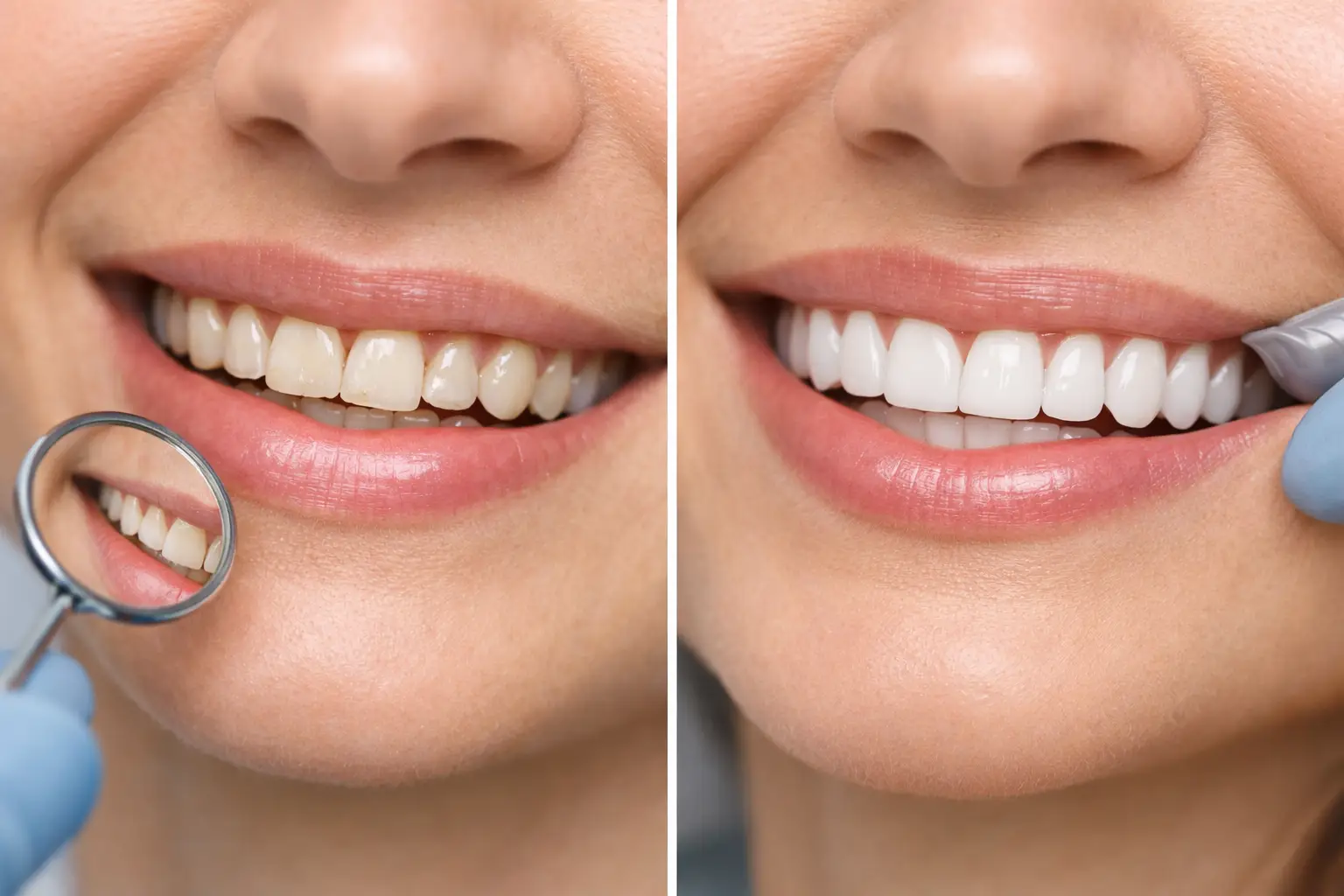 Prima e dopo faccette dentali, risultati reali